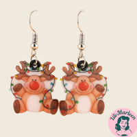 Juleøreringe - Rudolf Lightning Christmas